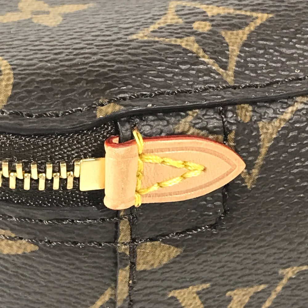 LOUIS VUITTON M43688 モノグラム キューブ・ドゥ・ランジュモン PM メイクポーチ 化粧ポーチ ポーチ モノグラムキャンバス レディース ブラウン