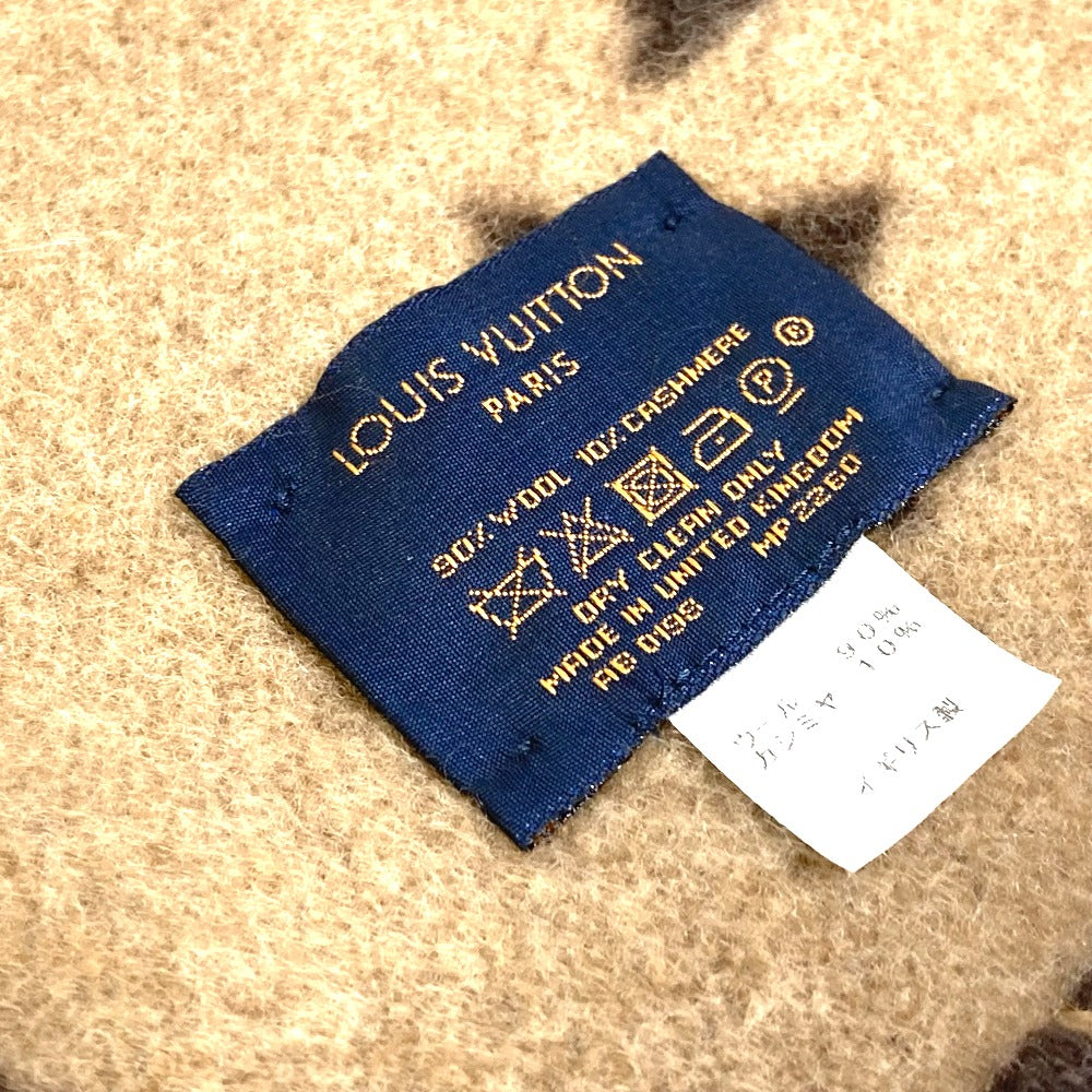 LOUIS VUITTON MP2260 クヴェルチュール スモール キャットグラム インテリア 毛布 猫 ブランケット ウール/カシミヤ ユニセックス ブラウン