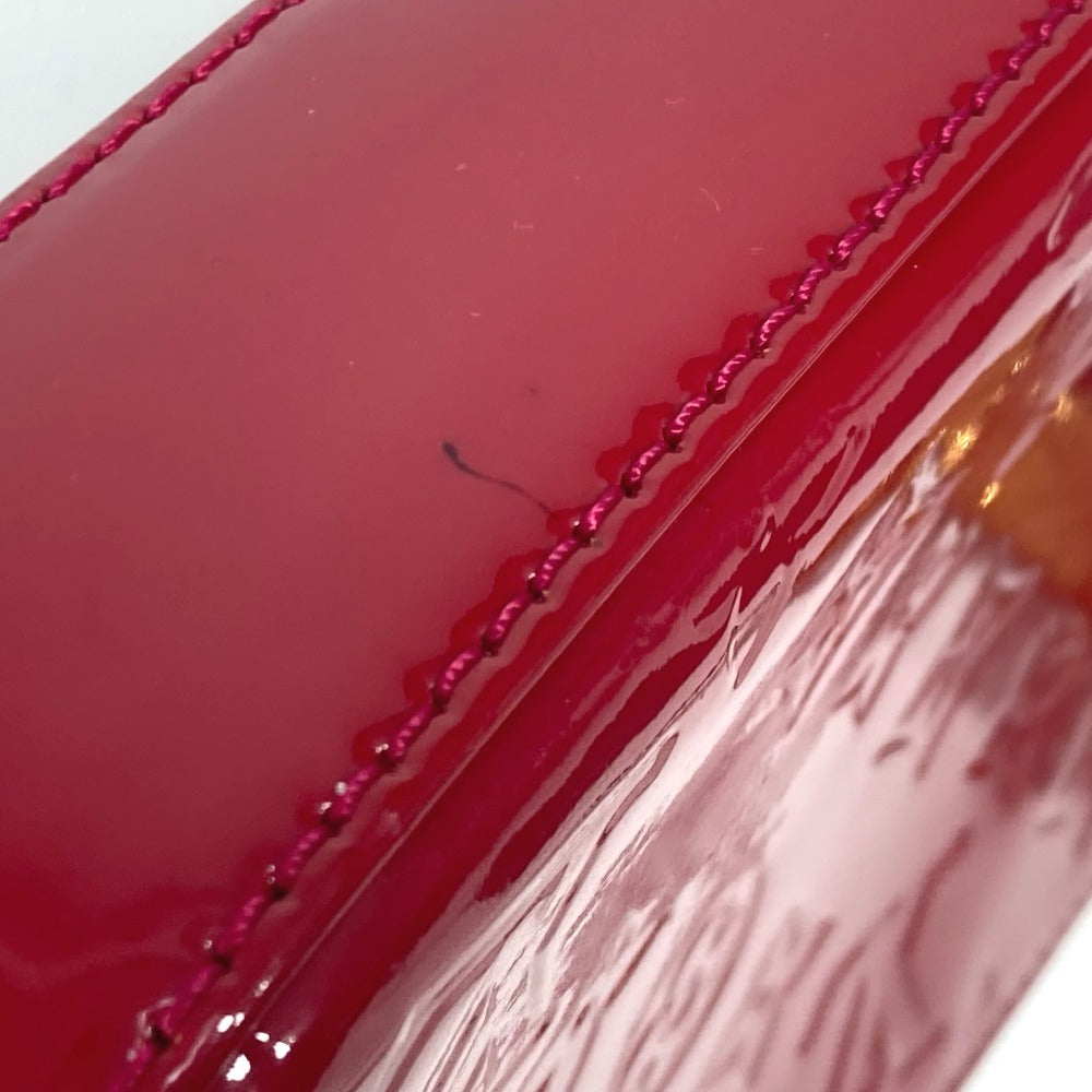 LOUIS VUITTON M91574 Monogram Vernis Pochette Accessoires 2-Way Bag, Handbag/Shoulder Bag, Monogram Vernis, Women's, Rose Indigo Pink