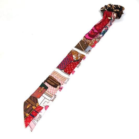 LOUIS VUITTON M76741 Accessory Scrunchie Silk Ribbon Be Mindful Hair Tie Scrunchie Silk Women's Multicolor