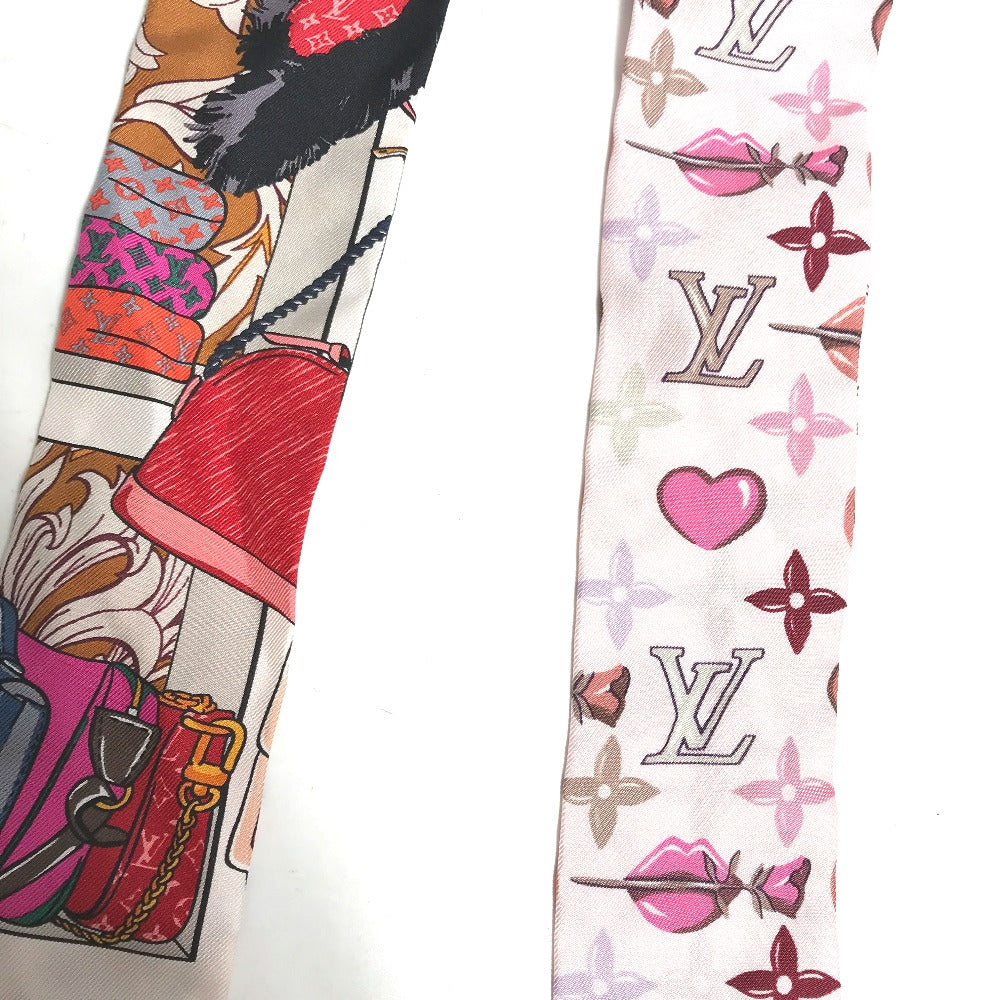 LOUIS VUITTON M76741 りぼん リボン ハート ビーマインドフル ヘアアクセサリー ヘアゴム ヘアバンド シュシュ シルク レディース ピンク - brandshop-reference