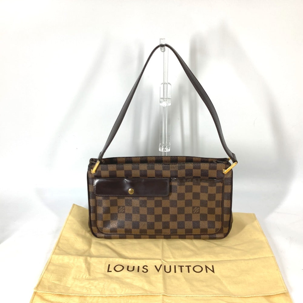 LOUIS VUITTON N51129 Damier Auburn Shoulder Bag, Damier Canvas, Women's, Ebene Brown