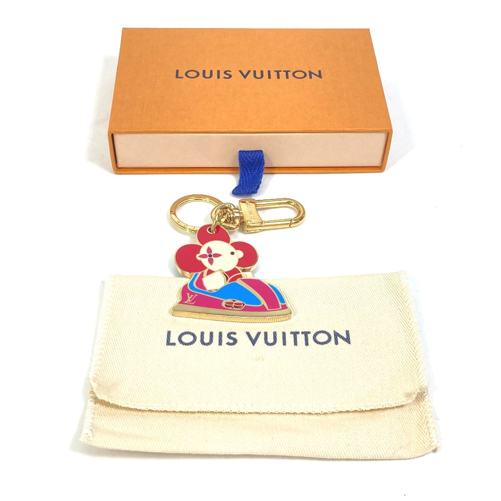 LOUIS VUITTON M69860 ポルト クレ・チャーム ヴィヴィエンヌ キーリング カバン キーホルダー バッグチャーム メタル ユニセックス ゴールド