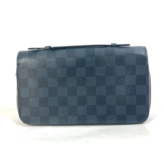 LOUIS VUITTON N41590 ダミエコバルト ジッピーXL トラベルケース ハンドバッグ 長財布 ダミエコバルトキャンバス メンズ ネイビー