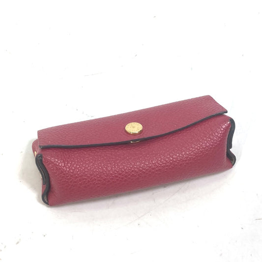LOUIS VUITTON M61486 印鑑ケース ポーチ ポシェット リヴェットPM リップケース 小物入れ レザー レディース ピンク