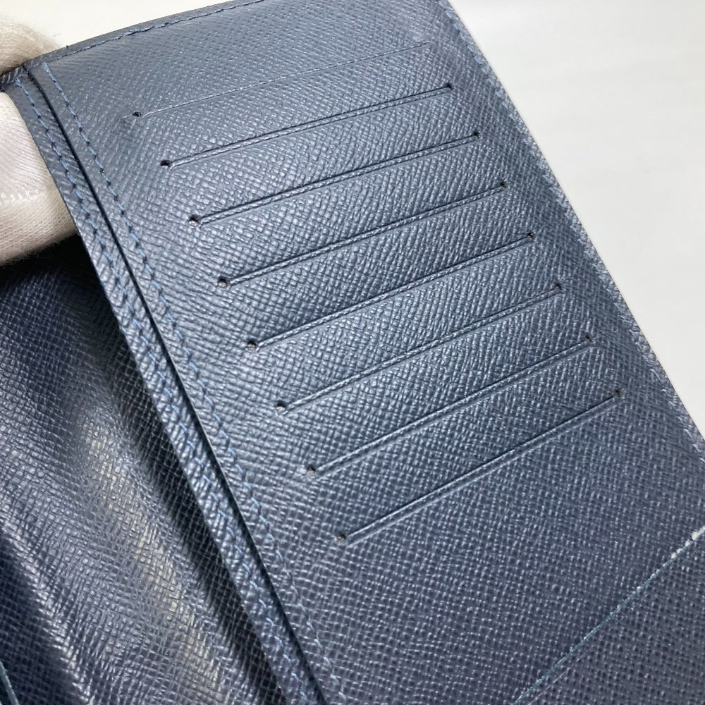 LOUIS VUITTON M30713 タイガV ポルトフォイユ・ブラザ NM 2つ折り 長財布 タイガレザー メンズ ネイビー