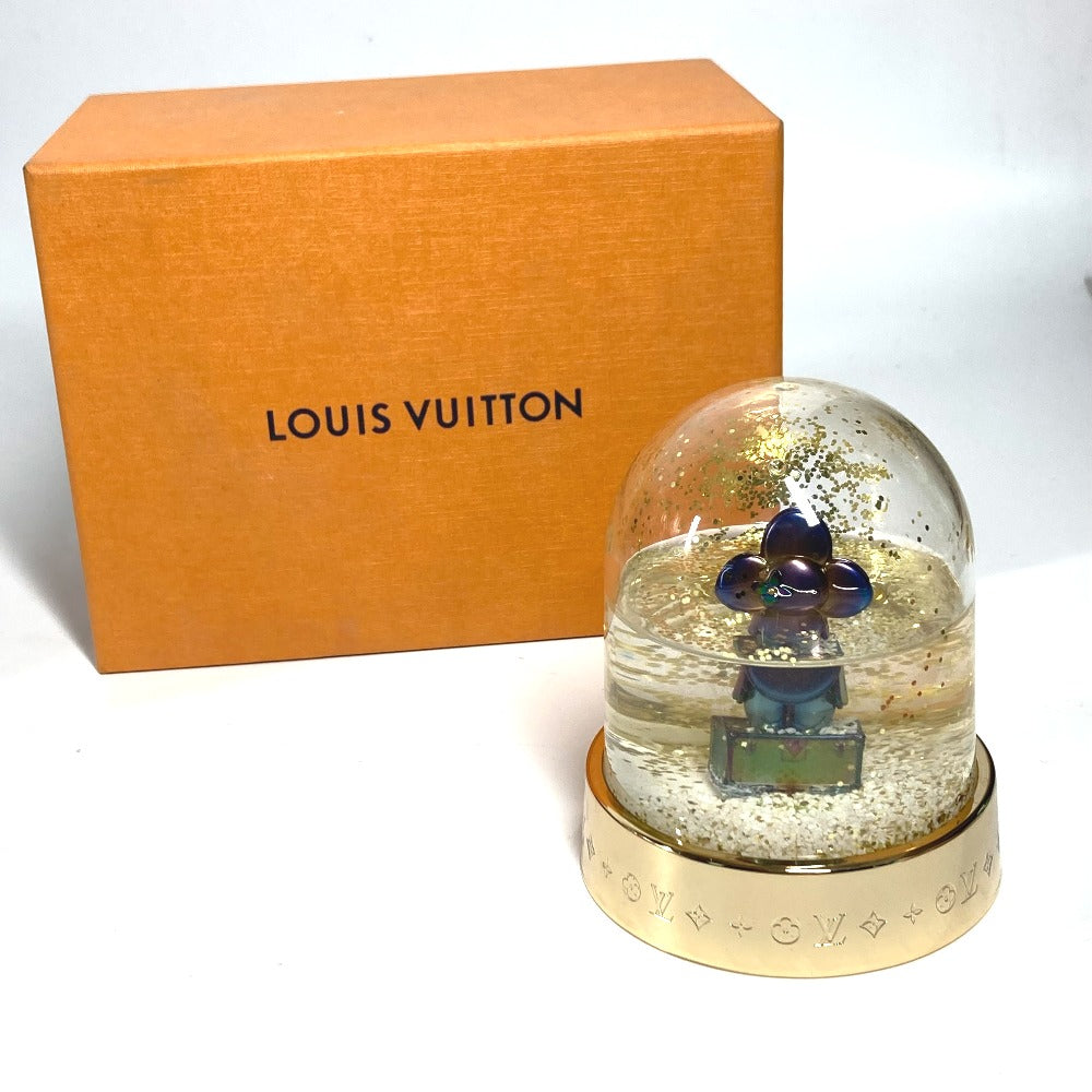 LOUIS VUITTON R97453 非売品 限定 ヴィヴィエンヌ スノーボール スノードーム オブジェ ガラス レディース ゴールド