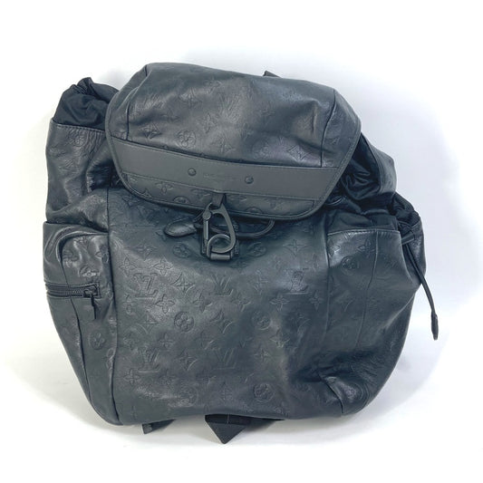LOUIS VUITTON M43680 モノグラムシャドウ ディスカバリー バックパック カバン リュックサック レザー メンズ ブラック - brandshop-reference