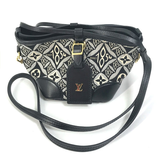 LOUIS VUITTON M69973 Monogram SINCE1854 Noe-Perth 2WAY Bag Drawstring Pochette Shoulder Bag Jacquard Noir Black Used