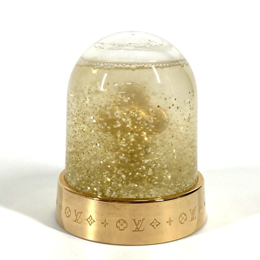 LOUIS VUITTON GI0307 ヴィヴィエンヌ オブジェ インテリア スノードーム ガラス ユニセックス ゴールド - brandshop-reference