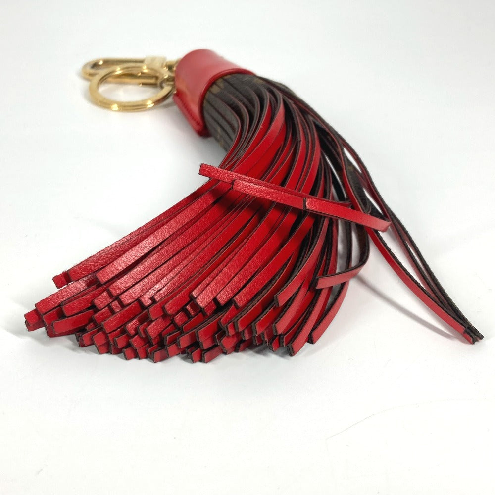 LOUIS VUITTON M78616 Monogram Tassel Bag Charm, Fringe Keychain, Monogram Canvas, Women's, Brown