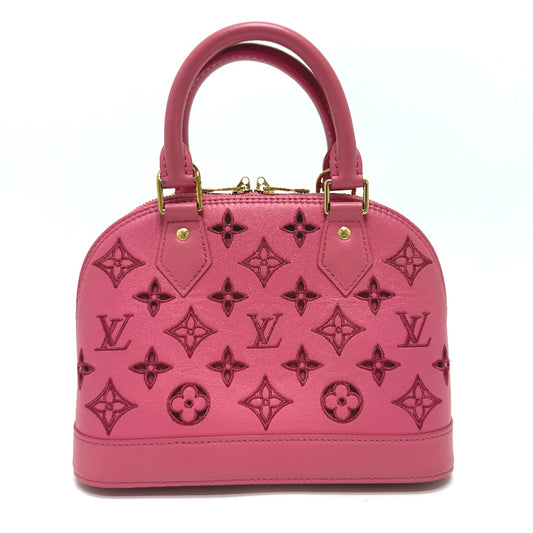LOUIS VUITTON M22878 LV ブロデリー アングレーズ アルマBB 2WAY カバン ハンドバッグ レザー レディース ピンク - brandshop-reference