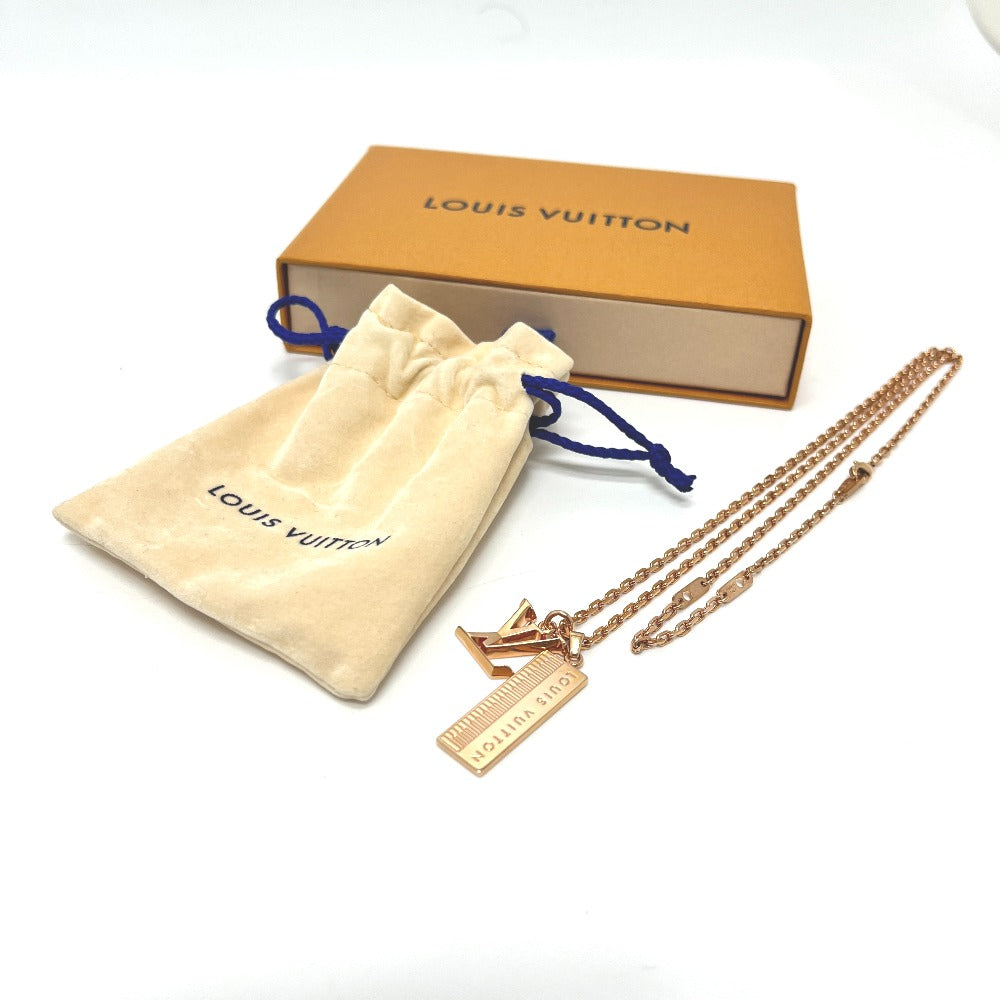 LOUIS VUITTON M69461 2020 Fall/Winter DJ Vocabulary Keyboard Pendant Chain Necklace in Rose Gold