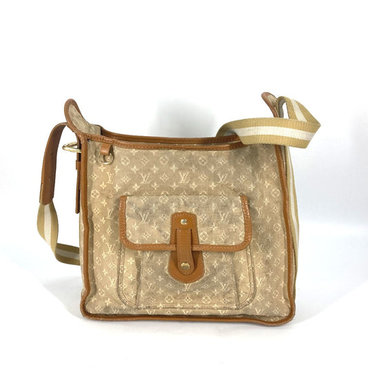 LOUIS VUITTON M92323 Monogram Mini Buzas Mary Kate Shoulder Bag in Monogram Mini Canvas, Beige