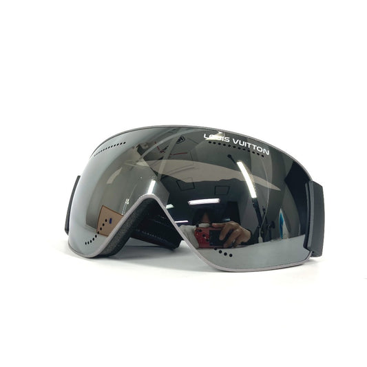 LOUIS VUITTON Ski/Snowboard Goggles, Eyeglasses, Eyewear, Sunglasses, Plastic, Men's, Black