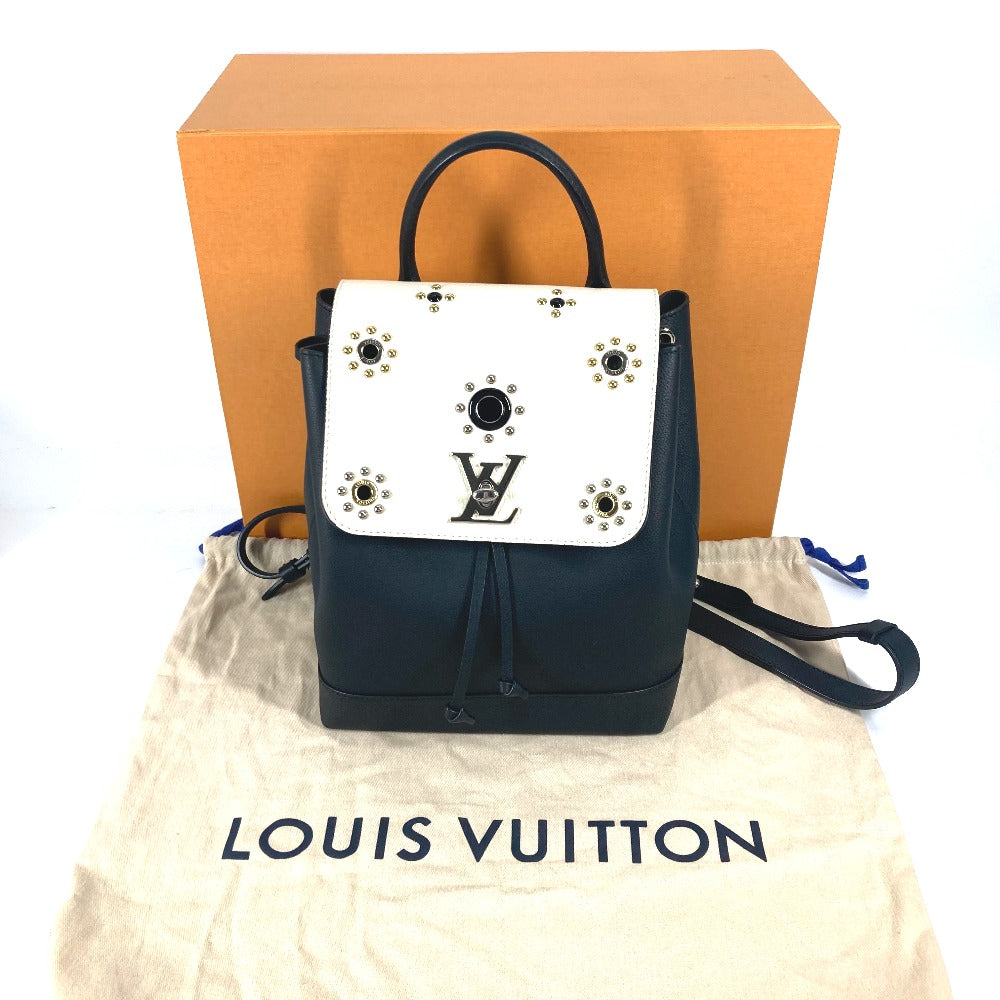 LOUIS VUITTON M54108 ロックミー バッグパックスタッズ カバン バックパック リュックサック レザー レディース ブラック