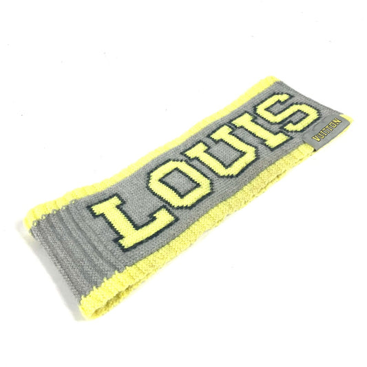 LOUIS VUITTON MP2149 Fluorui Wool Headband, Unisex, Yellow