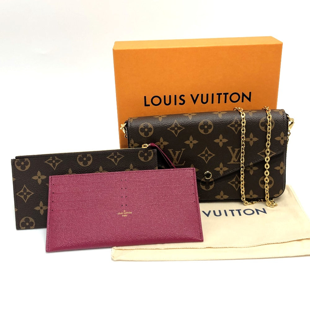 LOUIS VUITTON M81896 ポシェット・フェリシー ショルダーバック バック カバン 肩掛けバック 斜め掛けバック ショルダーバッグ モノグラムキャンバス レディース ブラウン