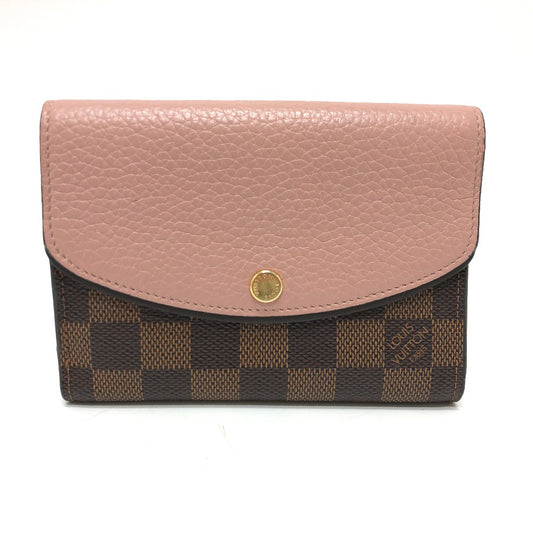 LOUIS VUITTON N60043 ポルトフォイユ・ノルマンディ 2つ折り財布 ダミエキャンバス レディース - brandshop-reference