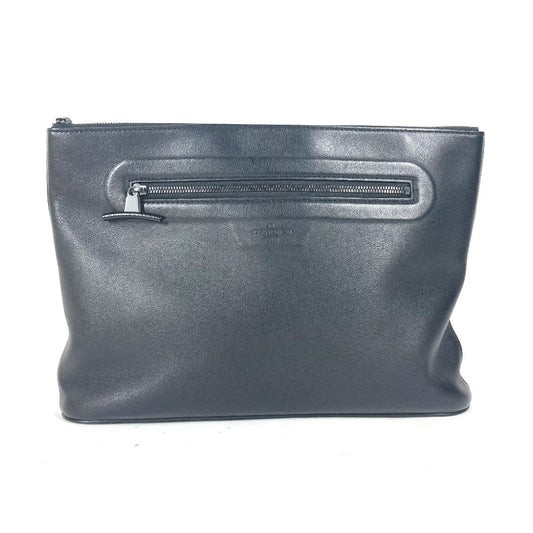 LOUIS VUITTON M63268 Dark Infini Pochette Cosmos กระเป๋าถือ กระเป๋าคลัตช์ หนัง ยูนิเซ็กส์ สีดำ