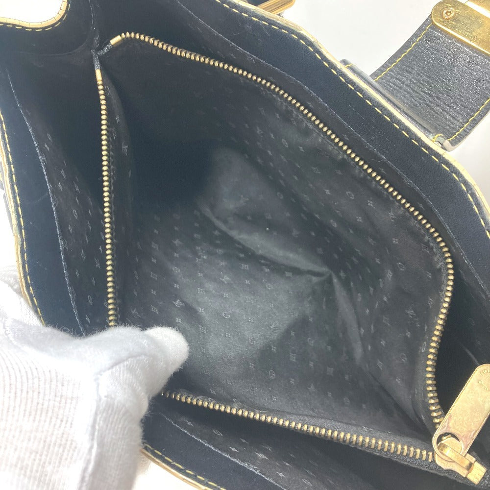 LOUIS VUITTON M91812 スハリ ファビュロー スタッズ 肩掛け カバン トートバッグ ショルダーバッグ トートバッグ スハリレザー レディース ブラック