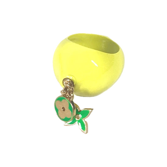 LOUIS VUITTON MP3279 バーグ・LVフルーツ レモン アクセサリー リング・指輪 エナメル メンズ イエロー - brandshop-reference