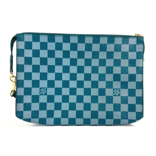LOUIS VUITTON N41310 ダミエカラー モジュール 2WAYバッグ クラッチバッグ カバン セカンドバッグ ショルダーバッグ PVC/レザー ユニセックス シアン グリーン - brandshop-reference