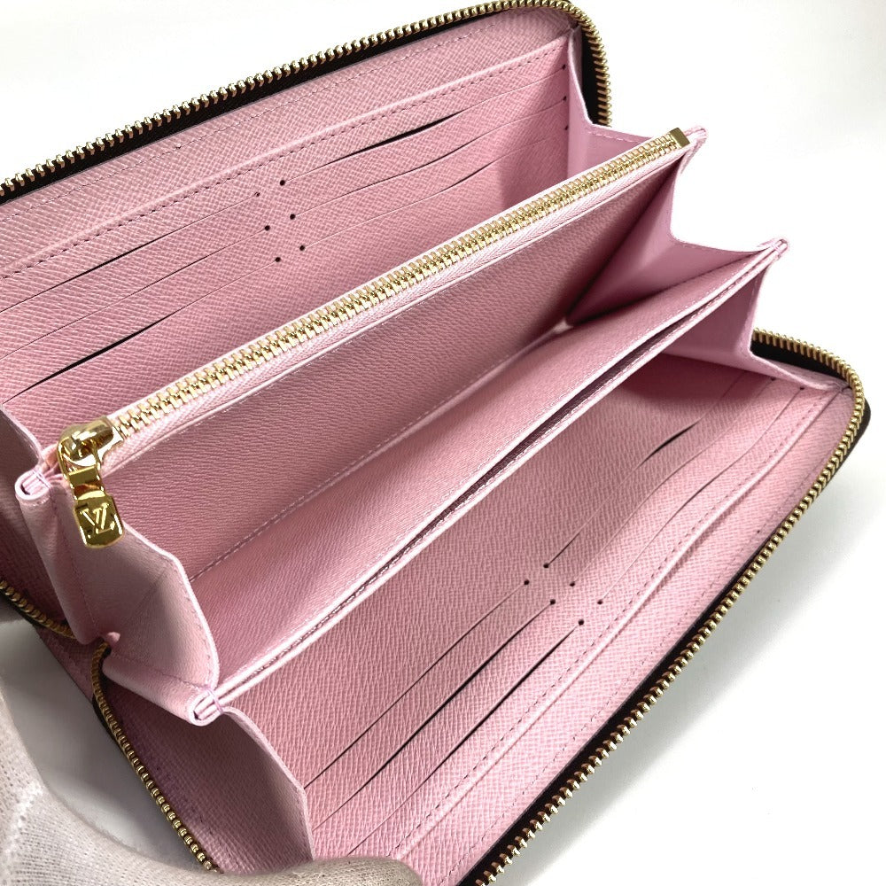 LOUIS VUITTON M13433 村上隆 モノグラム LV × TM ジッピー・ウォレット チェリーブロッサム 桜 ラウンドファスナー 長財布 モノグラムキャンバス レディース ブラウン - brandshop-reference