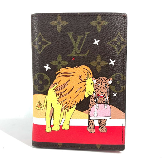 LOUIS VUITTON M63486 モノグラム クーヴェルテュールパスポールNM パスポートカバー ライオン 豹 パスポートケース モノグラムキャンバス ユニセックス ブラウン - brandshop-reference