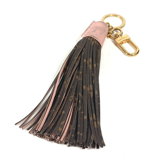 LOUIS VUITTON M78617 モノグラム タッセル バッグチャーム フリンジ キーホルダー モノグラムキャンバス ユニセックス ピンク - brandshop-reference