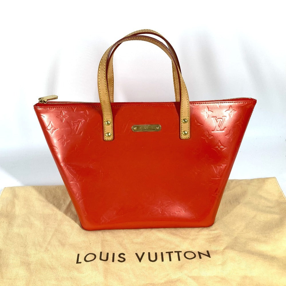 LOUIS VUITTON M93670 モノグラムヴェルニ ベルビューPM ハンドバッグ カバン トートバッグ モノグラムヴェルニ レディース オレンジサンセット オレンジ - brandshop-reference
