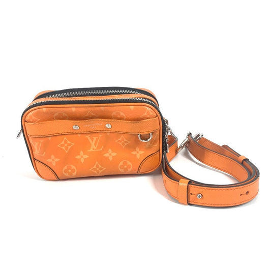 LOUIS VUITTON M31073 タイガラマ アルファ ウェアラブルウォレットNV 斜め掛け カバン ポシェット ショルダーバッグ モノグラムキャンバス ユニセックス オレンジ - brandshop-reference