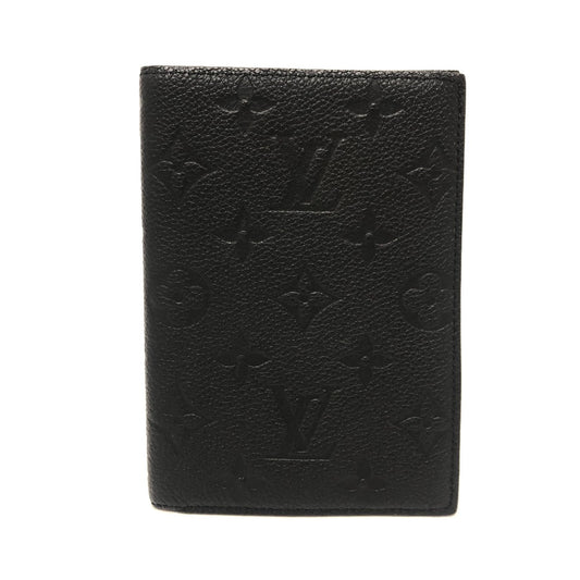 LOUIS VUITTON M63914 Couverture Passport NM Funda para pasaporte Funda para pasaporte Monogram Empreinte Cuero Mujer Negro