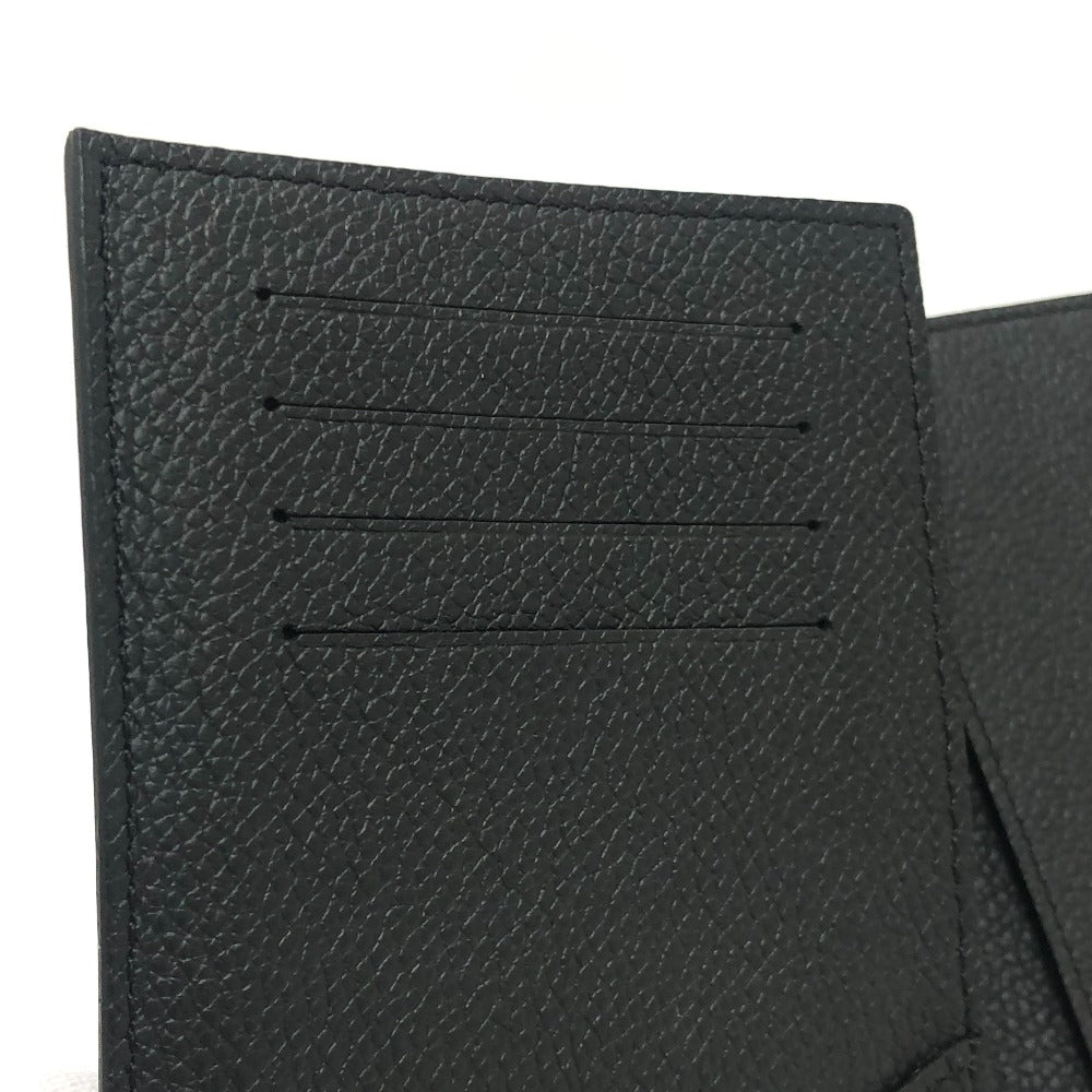 Louis Vuitton M63914 CoUverture Passport NM Passport Cover Passport Passport Case Case Monogram Empreinte Kulit Wanita Hitam