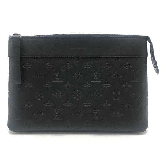 LOUIS VUITTON M82545 ポシェット・ヴォワヤージュ スープル カバン クラッチ セカンドバッグ メンズ ブラック