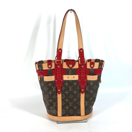 LOUIS VUITTON M95613 Monogram Ruby Neo Bucket Shoulder Bag/Bucket Tote Bag in Monogram Canvas, Brown, for Women
