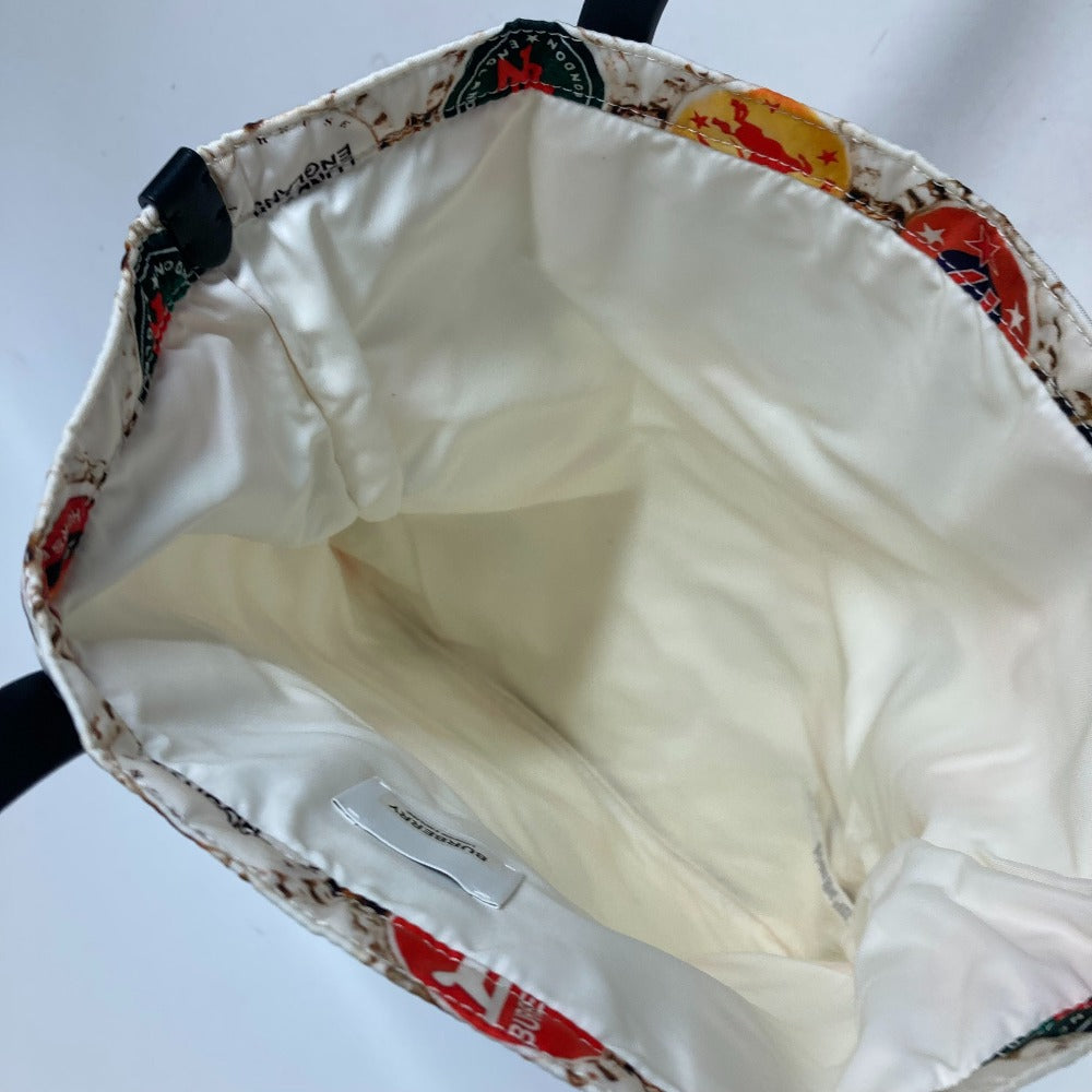 BURBERRY 8022365 ロゴ トートバッグ カバン 縦型 ショルダーバッグ ナイロン/レザー ユニセックス マルチカラー - brandshop-reference