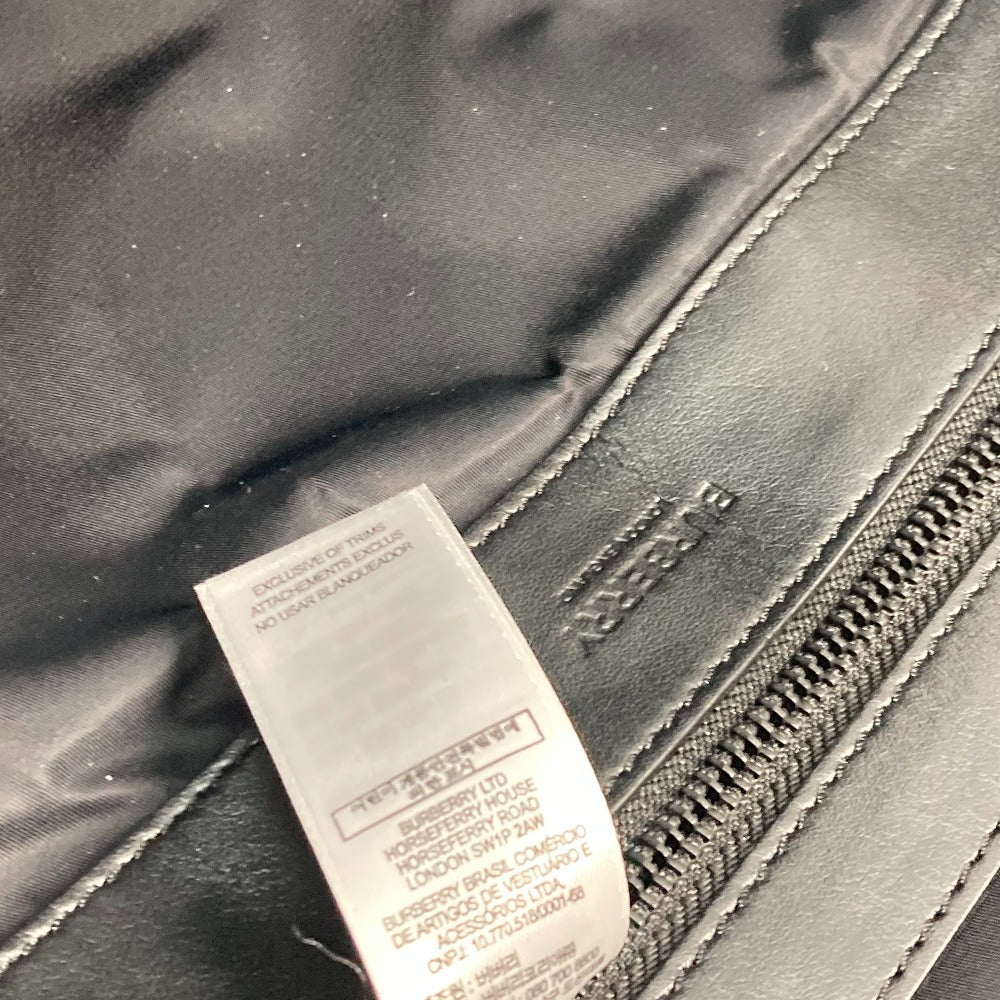 BURBERRY 8030714 TB ロゴ バックパック リュックサック キャンバス/レザー メンズ ブラック - brandshop-reference