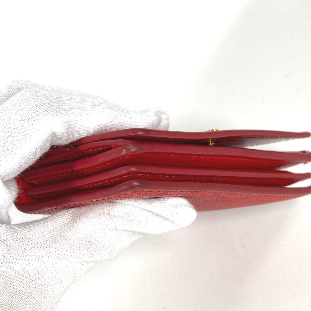 BURBERRY TB 財布 コンパクトウォレット 2つ折り財布 レザー レディース レッド - brandshop-reference