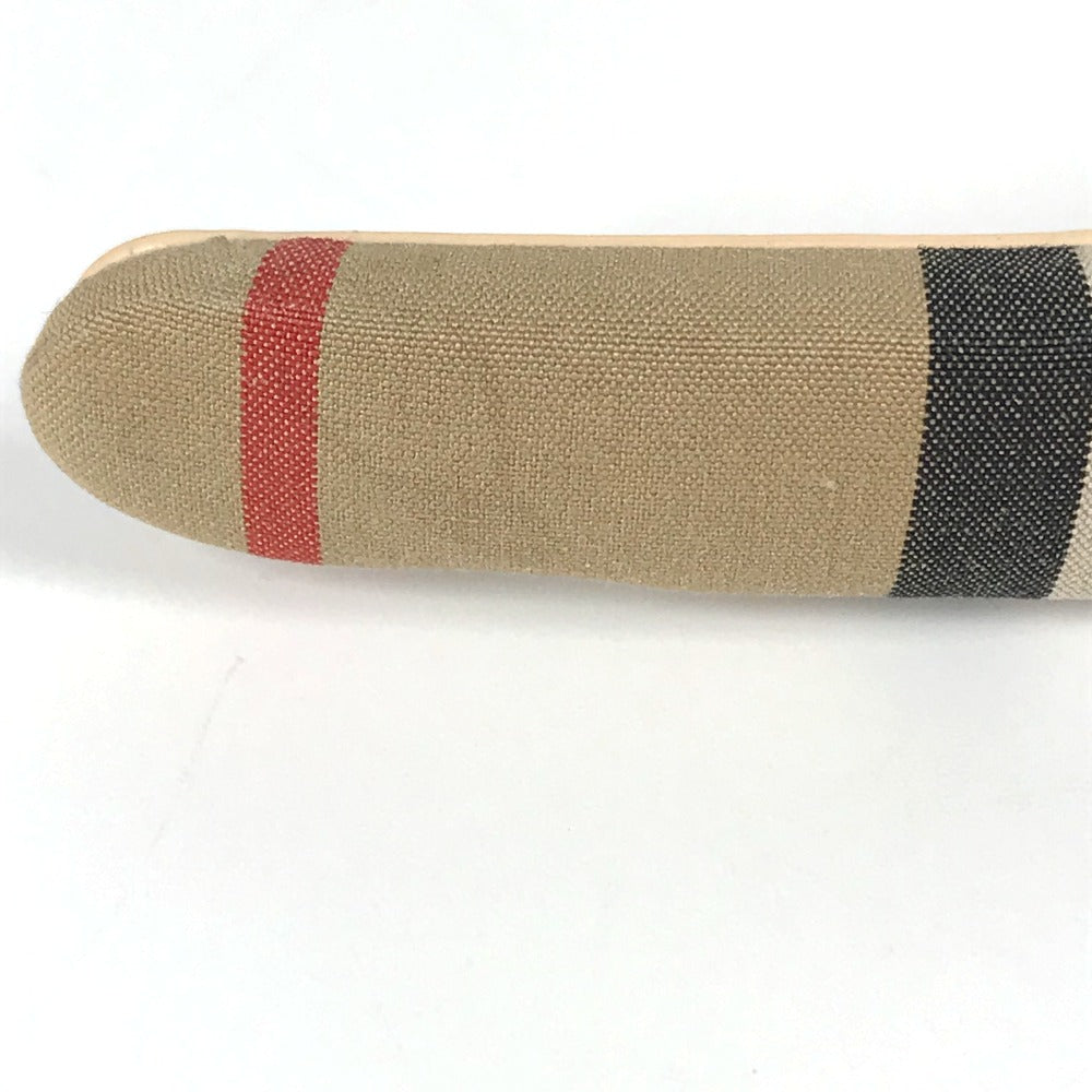 BURBERRY Check Ribbon Hair Accessory Hair Band Headband Headband Canvas Ladies Beige