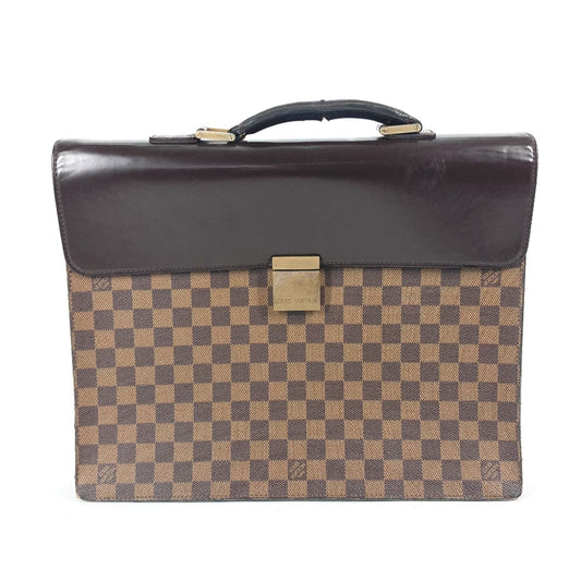 LOUIS VUITTON N53315 ダミエ アルトナPM ハンドバッグ カバン トートバッグ ビジネスバッグ ダミエキャンバス メンズ エベヌ ブラウン