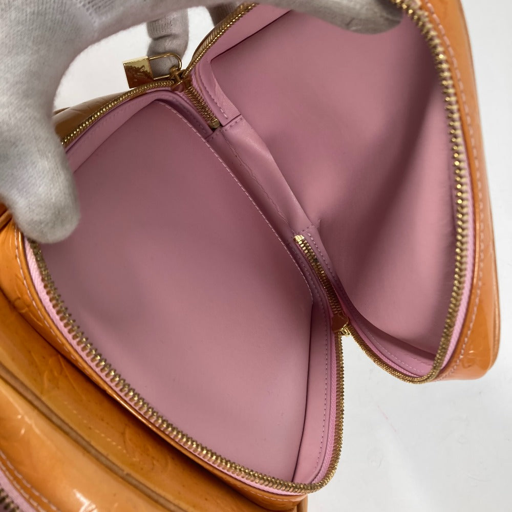 LOUIS VUITTON M91037 Monogram Vernis Worcester Pochette/Shoulder Bag, Monogram Vernis, Women's, Rose Pink