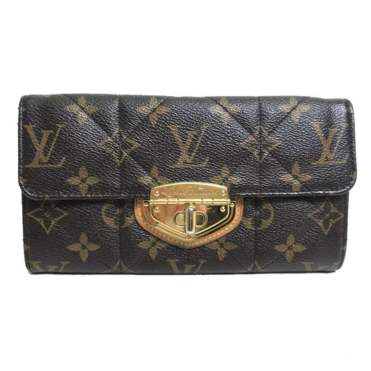 LOUIS VUITTON M66556 Monogram Etoile Portefeuille Sarah Wallet, Monogram Canvas, Unisex, Brown