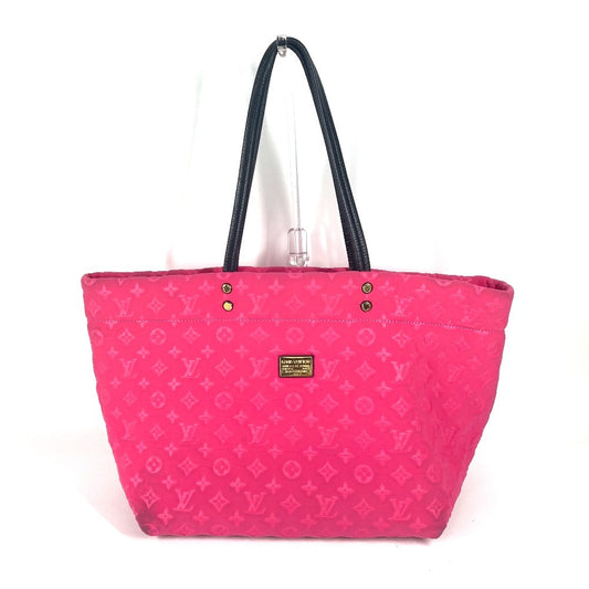 LOUIS VUITTON M92802 Cruise Line Scuba MM Tote Bag, Microfiber Shoulder Bag, Women's, Pink