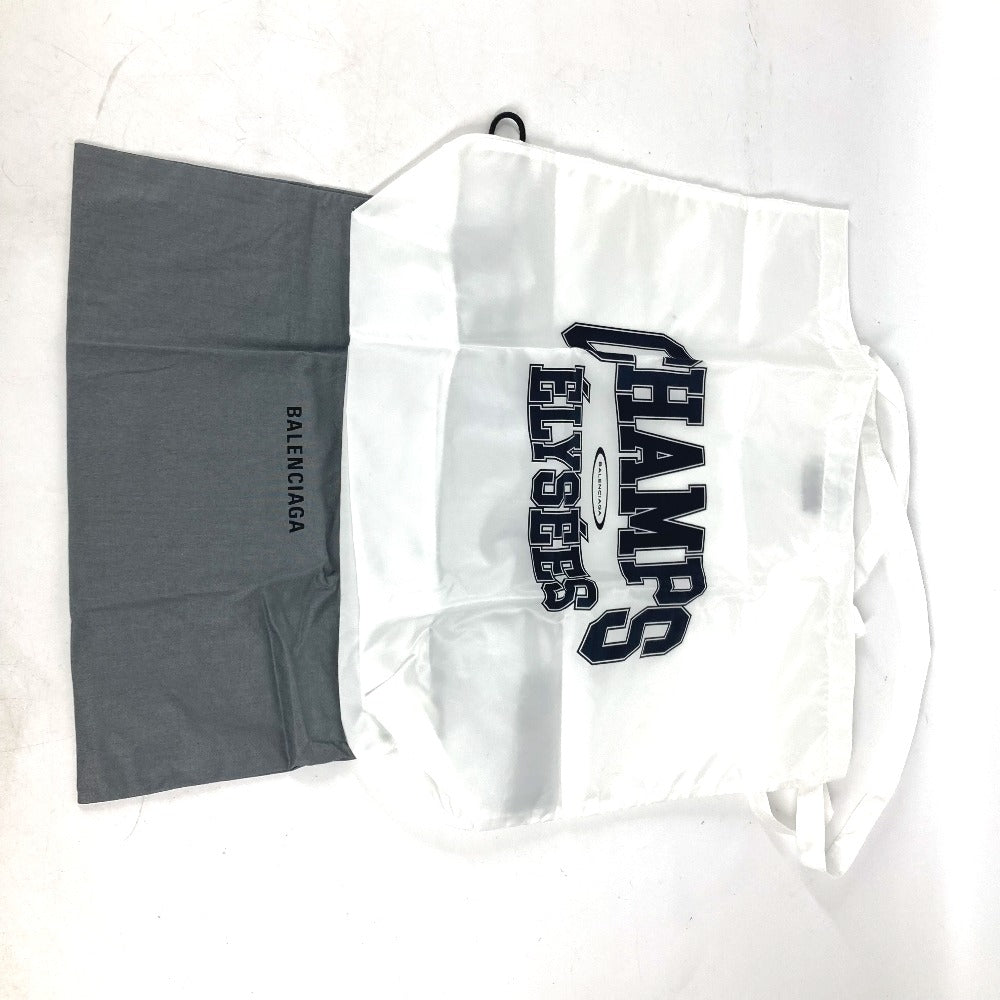 BALENCIAGA ロゴ エコバッグ トートバッグ ショルダーバッグ ナイロン ユニセックス ホワイト - brandshop-reference