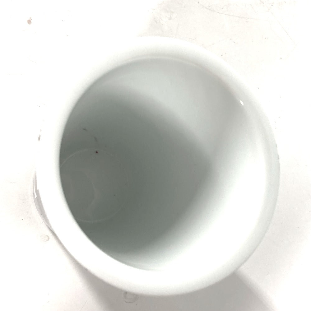 BALENCIAGA Tumbler with Lid, Unisex, Black, Ceramic, VOGUE Logo, Tableware, Interior Decor