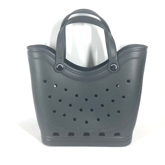 BALENCIAGA 702266 クロックス CROCS コラボ ラバー ラージトートバッグ ショルダーバッグ カバン 肩掛け トートバッグ ラバー ユニセックス ブラック - brandshop-reference