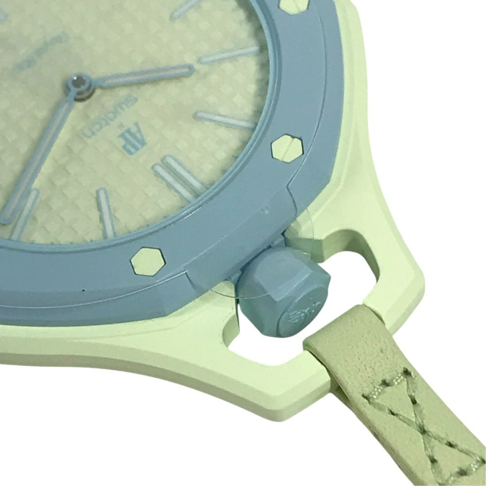 Swatch SSX03L101N Swatch x Audemars Piguet Royal Pop Pocket Watch Hand Winding Pocket watch ceramic / Leather Brauea dove Light green Used