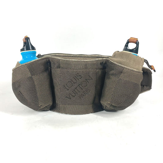 LOUIS VUITTON M93211 ダミエジェアン サンチュール ジョギング ベルトバッグ カバン ウォーターボトル2つ付き ボディバッグ ダミエジェアンキャンバス メンズ ベージュ - brandshop-reference