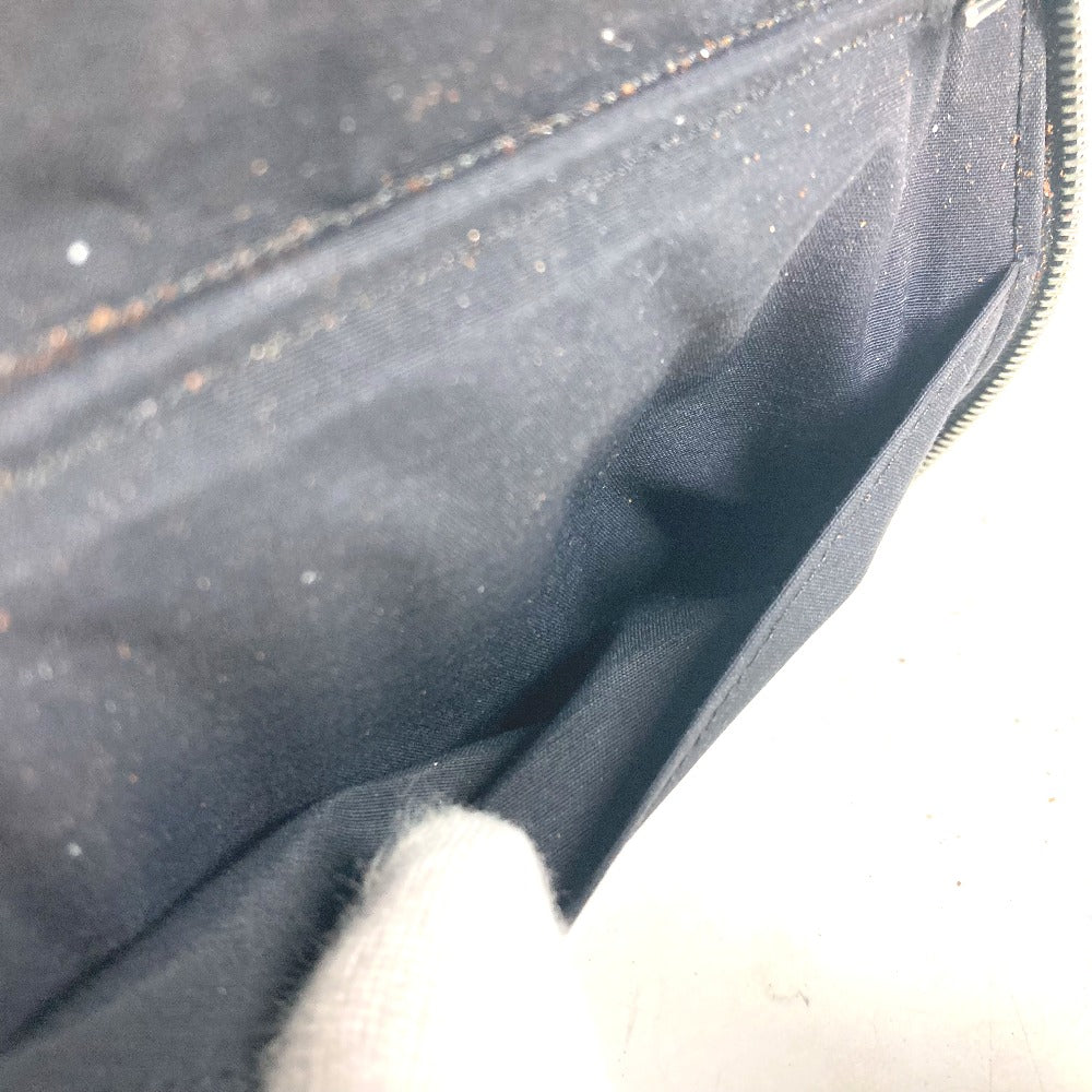 HERMES エールライン システム手帳 ステーショナリー ラウンドファスナー 手帳カバー キャンバス ユニセックス グレー - brandshop-reference